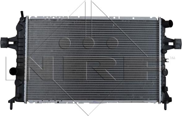 NRF 58177 - Радіатор, охолодження двигуна autocars.com.ua