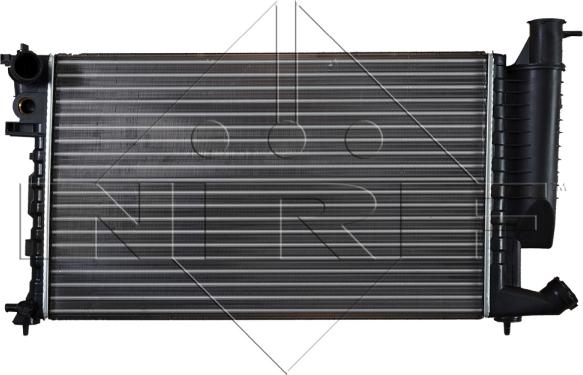 NRF 58183 - Радіатор, охолодження двигуна autocars.com.ua