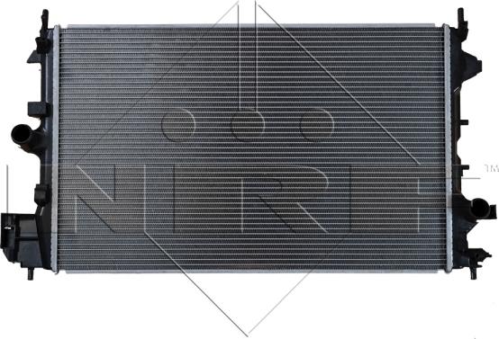 NRF 58204 - Радіатор, охолодження двигуна autocars.com.ua