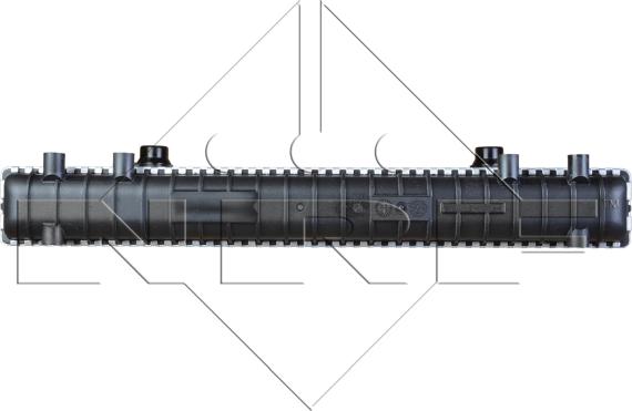 NRF 58258 - Радіатор, охолодження двигуна autocars.com.ua