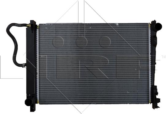NRF 58263 - Радіатор, охолодження двигуна autocars.com.ua