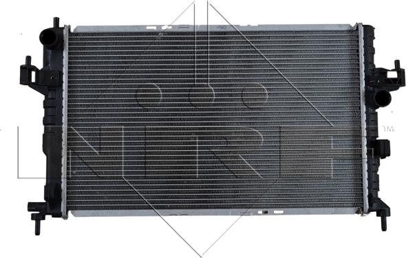 NRF 58282 - Радіатор, охолодження двигуна autocars.com.ua