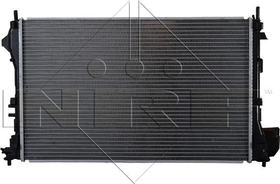 NRF 58293 - Радіатор, охолодження двигуна autocars.com.ua