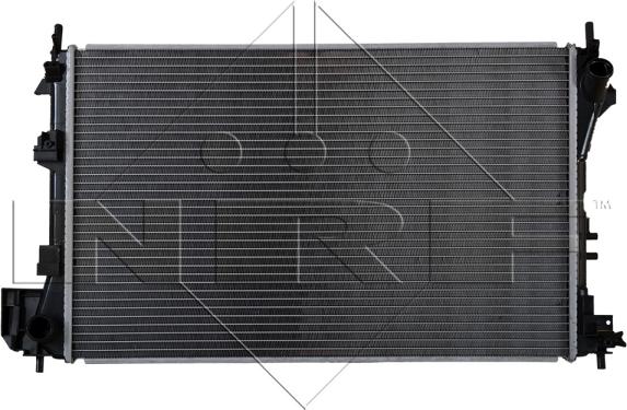NRF 58293 - Радіатор, охолодження двигуна autocars.com.ua