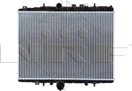 NRF 58341 - Радіатор, охолодження двигуна autocars.com.ua