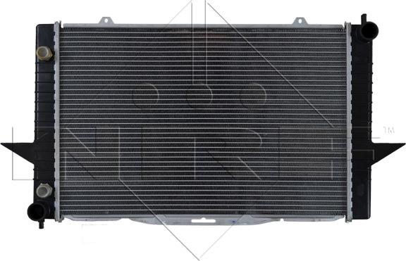 NRF 58343 - Радиатор, охлаждение двигателя avtokuzovplus.com.ua