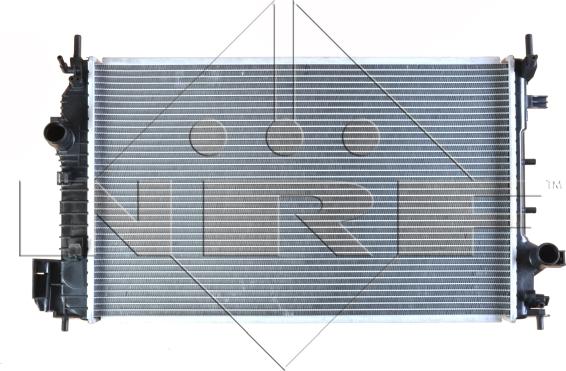 NRF 58435 - Радиатор, охлаждение двигателя avtokuzovplus.com.ua