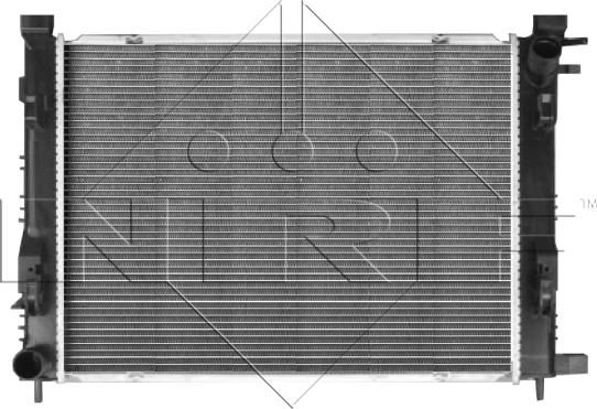 NRF 58444 - Радіатор, охолодження двигуна autocars.com.ua
