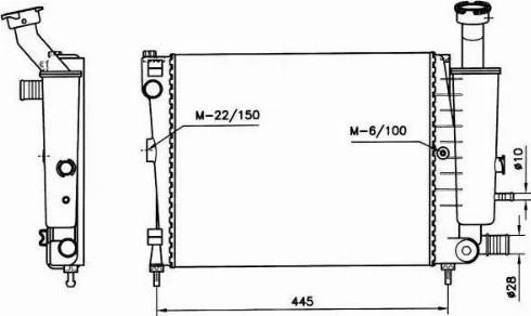 NRF 58789 - Радіатор, охолодження двигуна autocars.com.ua