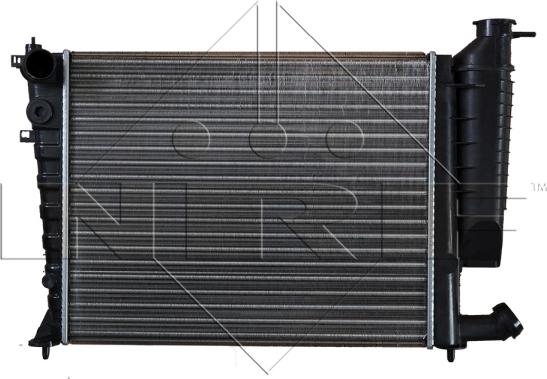 NRF 58823 - Радіатор, охолодження двигуна autocars.com.ua