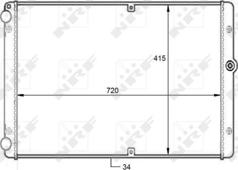 NRF 59088 - Радіатор, охолодження двигуна autocars.com.ua