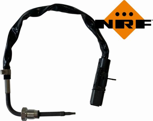 NRF 707107 - Датчик, температура вихлопних газів autocars.com.ua