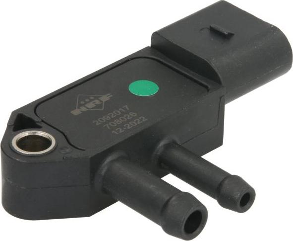 NRF 708026 - Датчик, тиск вихлопних газів autocars.com.ua