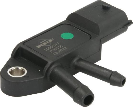 NRF 708036 - Датчик, тиск вихлопних газів autocars.com.ua