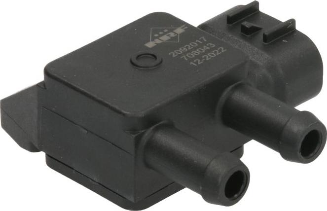 NRF 708043 - Датчик, тиск вихлопних газів autocars.com.ua