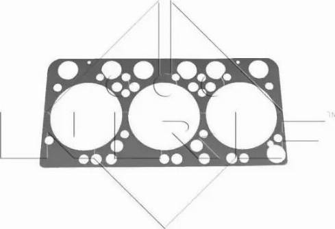 NRF 72014 - Прокладка, головка циліндра autocars.com.ua