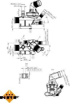 NRF 725019 - Термостат autocars.com.ua