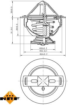 NRF 725060 - Термостат autocars.com.ua