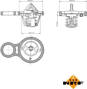 NRF 725094 - Термостат autocars.com.ua