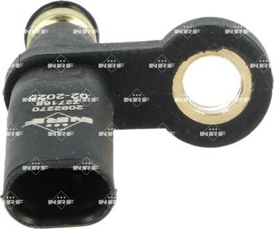 NRF 727168 - Датчик, температура охолоджуючої рідини autocars.com.ua