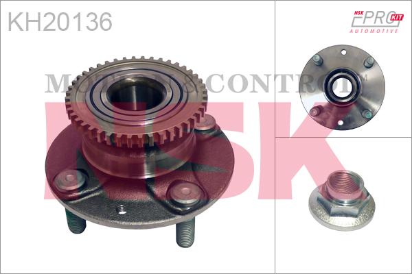 NSK KH20136 - Комплект подшипника ступицы колеса autodnr.net