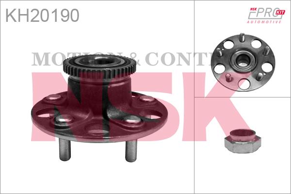 NSK KH20190 - Комплект подшипника ступицы колеса autodnr.net