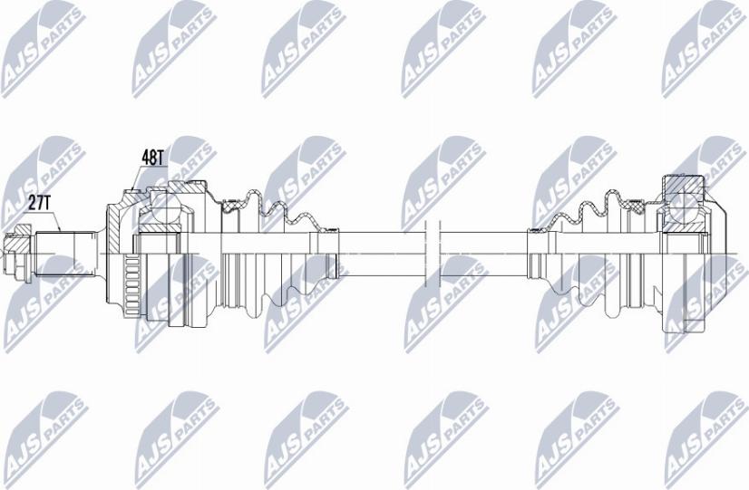 NTY NPW-BM-044 - Приводной вал avtokuzovplus.com.ua