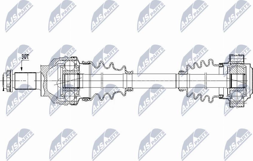 NTY NPW-BM-150 - Приводной вал avtokuzovplus.com.ua