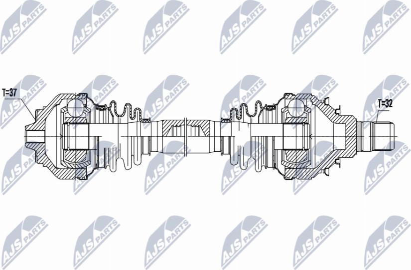 NTY NPW-BM-175 - Приводной вал avtokuzovplus.com.ua