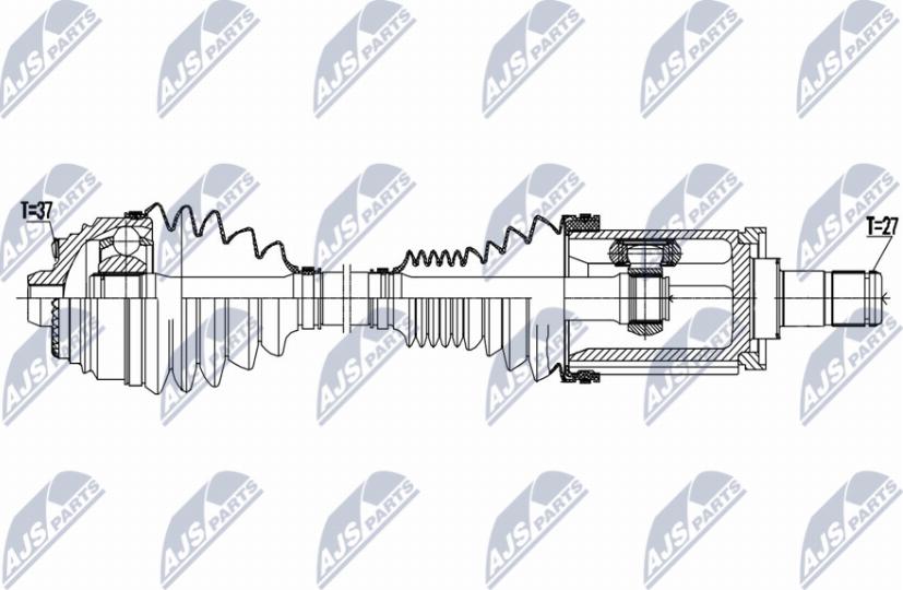 NTY NPW-BM-179 - Приводний вал autocars.com.ua