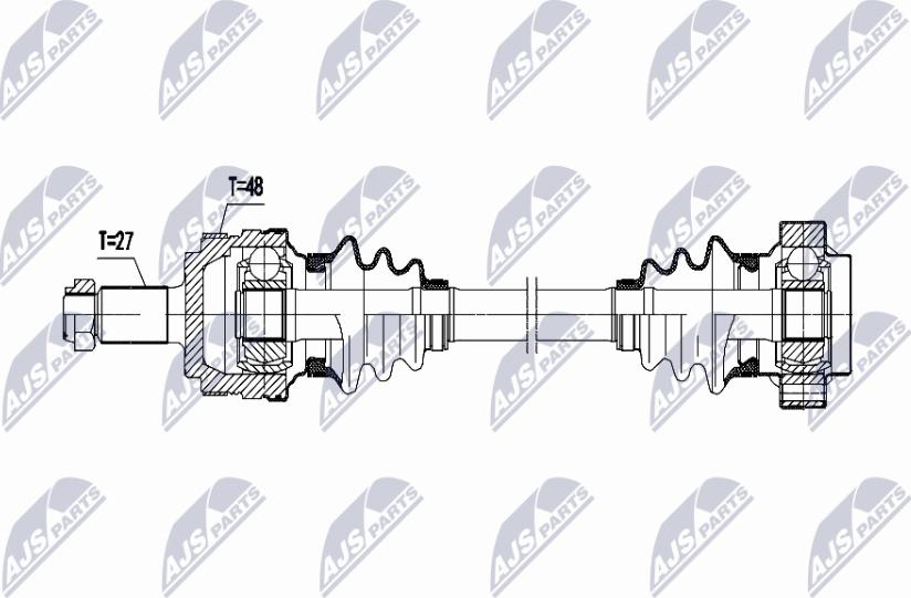 NTY NPW-BM-200 - Приводний вал autocars.com.ua