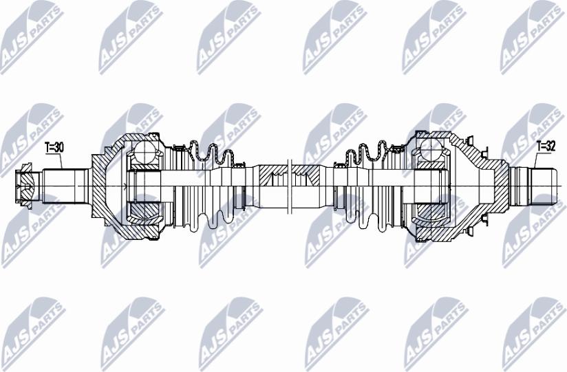 NTY NPW-BM-219 - Приводний вал autocars.com.ua