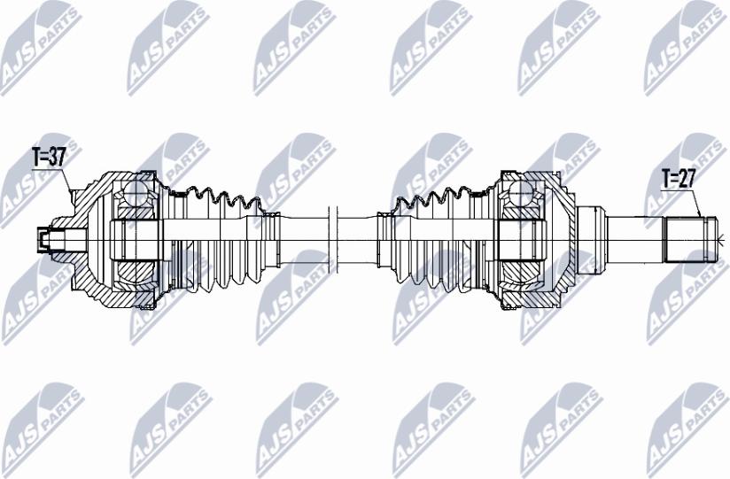 NTY NPW-BM-229 - Приводний вал autocars.com.ua