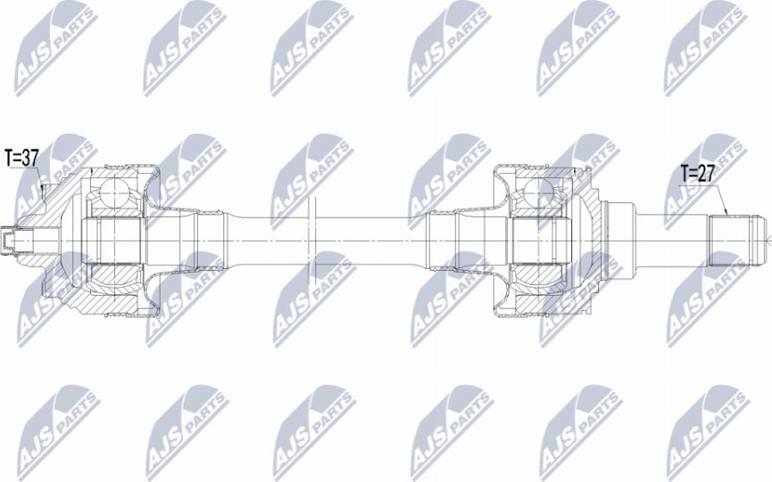 NTY NPW-BM-241 - Приводний вал autocars.com.ua