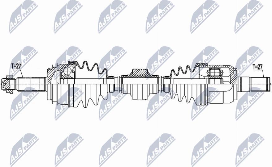 NTY NPW-HY-620 - Приводний вал autocars.com.ua