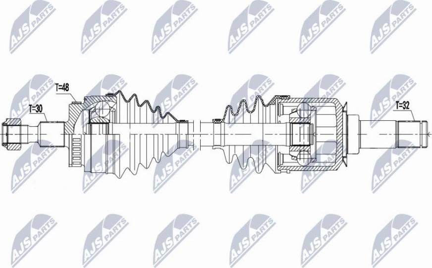 NTY NPW-ME-130 - Приводний вал autocars.com.ua