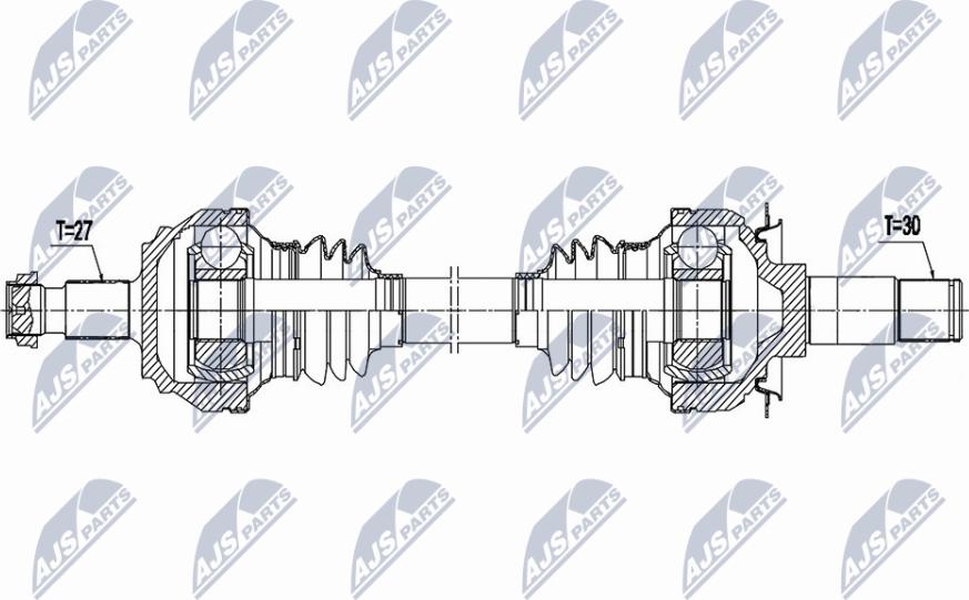 NTY NPW-ME-160 - Приводний вал autocars.com.ua