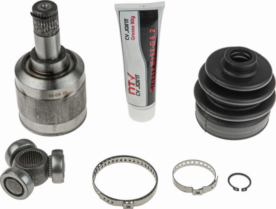 NTY NPW-MS-036 - Шарнірний комплект, ШРУС, приводний вал autocars.com.ua