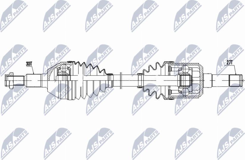 NTY NPW-PL-145 - Приводной вал avtokuzovplus.com.ua