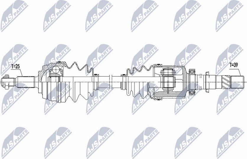 NTY NPW-RE-101 - Приводний вал autocars.com.ua