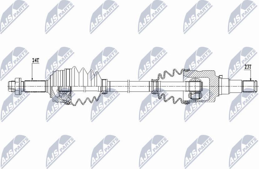 NTY NPW-TY-094 - Приводний вал autocars.com.ua