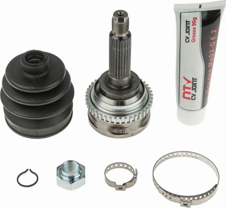 NTY NPZ-DW-016 - Шарнірний комплект, ШРУС, приводний вал autocars.com.ua