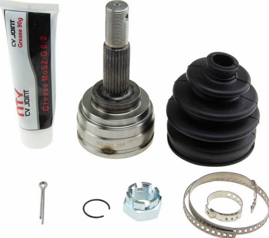 NTY NPZ-NS-093 - Шарнірний комплект, ШРУС, приводний вал autocars.com.ua