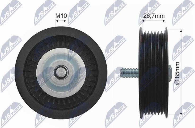 NTY RNK-ME-016 - Направляющий ролик, клиновой ремень avtokuzovplus.com.ua