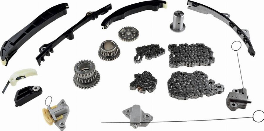 NTY RZR-CH-005 - Комплект ланцюга приводу распредвала autocars.com.ua