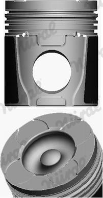 Nüral 87-101100-00 - Поршень autocars.com.ua