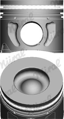 Nüral 87-148100-80 - Поршень autocars.com.ua