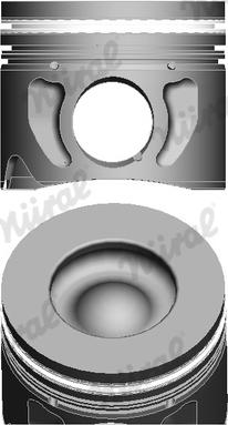 Nüral 87-148105-80 - Поршень autocars.com.ua