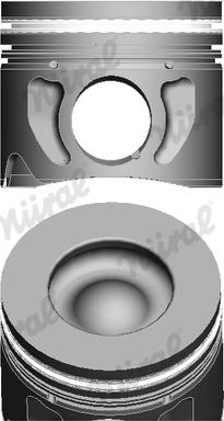 Nüral 87-148107-80 - Поршень autocars.com.ua