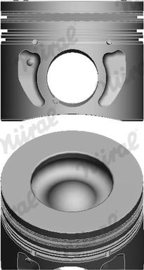 Nüral 87-148107-85 - Поршень autocars.com.ua